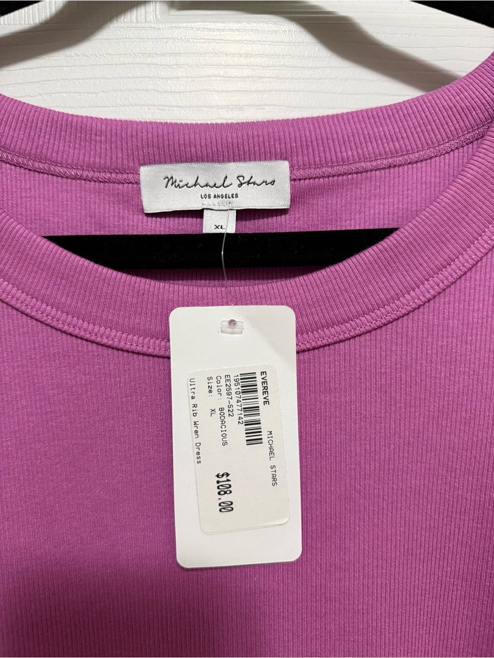 Michael Stars Sleeveless Maxi Dress in Magenta - Picture 4 of 4